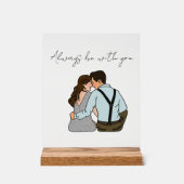 Besondere Zeit, besondere Geschenke Acrylschild (Vorderseite)