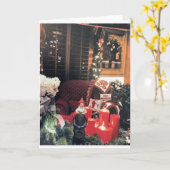 *BESONDERE ZEITEN - BESONDERE *FAMILIE* MERRY CHRI KARTE (Gelbe Blume)