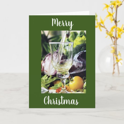 *BESONDERE ZEITEN - BESONDERE *FAMILIE* MERRY CHRI KARTE (Gelbe Blume)