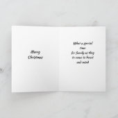 *BESONDERE ZEITEN - BESONDERE *FAMILIE* MERRY CHRI KARTE (Innenseite)