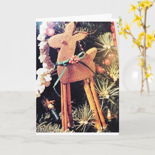 *BESONDERE ZEITEN - BESONDERE *FAMILIE* MERRY CHRI KARTE (Gelbe Blume)