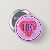 Besondere Zeiten! Big Sister Button (Vorne & Hinten)