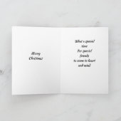 *BESONDERE ZEITEN - SONDERFREUNDE* NUR KRISTMAS KARTE (Innenseite)