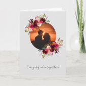 Besondere Zuneigung - Graue Valentine-Tageskarte Einladung (Vorderseite)