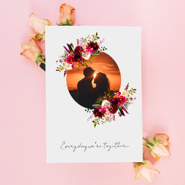 Besondere Zuneigung - Graue Valentine-Tageskarte Einladung