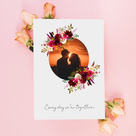 Besondere Zuneigung - Graue Valentine-Tageskarte Einladung