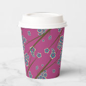 Besondere Zweige 8oz. Boysenberry Paper Cups Pappbecher (Links)