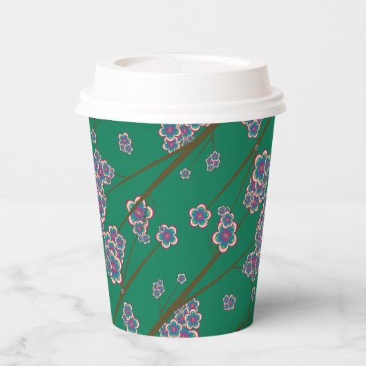 Besondere Zweige 8oz. Pappbecher (Links)