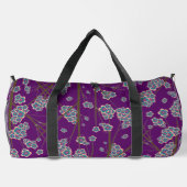 Besondere Zweige Amethyst Große Duffeltasche Duffle Bag (Rückseite)