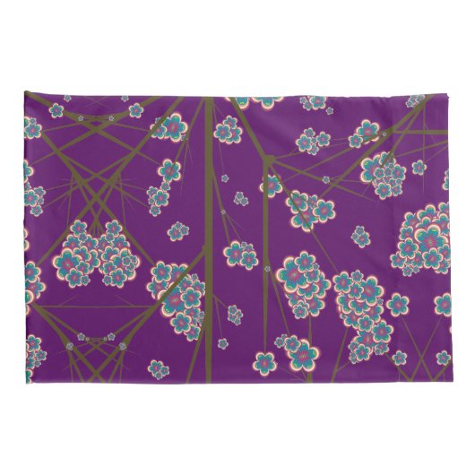 Besondere Zweige Amethyst Pillowcases (2 Größen) Kissenbezug (Rückseite-Rechts)