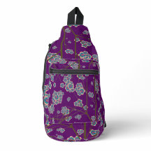 Besondere Zweige Amethyst Sling Bag