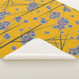 Besondere Zweige Sherpa Blanket Sherpadecke