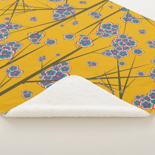 Besondere Zweige Sherpa Blanket Sherpadecke (3/4)