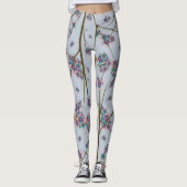 Besondere Zweige Sky Blue Leggings (Vorderseite)