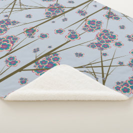 Besondere Zweige Sky Sherpa Blanket Sherpadecke