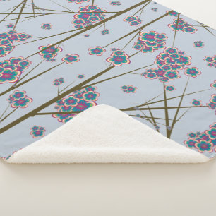 Besondere Zweige Sky Sherpa Blanket Sherpadecke