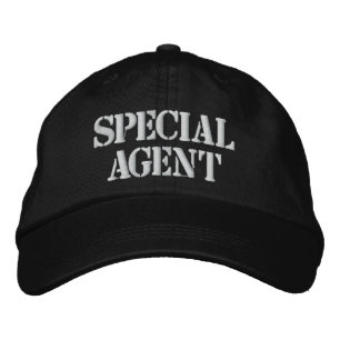 "BESONDERER AGENT" - BESCHÄFTIGTE GAP BESTICKTE KAPPE