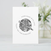 BESONDERER DANK FÜR IHRE KUNDENkarte Dankeskarte (Stehend Vorderseite)