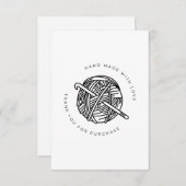 BESONDERER DANK FÜR IHRE KUNDENkarte Dankeskarte (Vorne/Hinten)