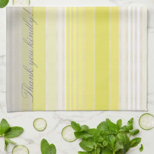 Besonderer Dank Geschirrtuch (Gefaltet)