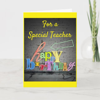 BESONDERER GEBURTSTAG FÜR EINEN SEHR ***SPEZIALLEH KARTE