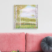 Besonderer Platz am Hang Leinwanddruck (Insitu (Wohnzimmer))