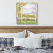 Besonderer Platz am Hang Leinwanddruck (Insitu (Schlafzimmer))