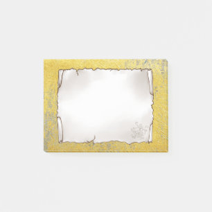Besonderer post-it klebezettel