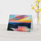 Besonderer Sonnenaufgang über lange Zeit Karte (Gelbe Blume)