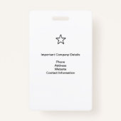 BESONDERER VERANSTALTUNGSPASS - Foto I.D. Ausweis (Rückseite)