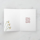 BESONDERES FREUND AM GEBURTSTAG KARTE (Innenseite)