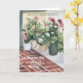 BESONDERES FREUND AM GEBURTSTAG KARTE (Gelbe Blume)