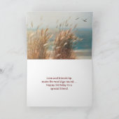 BESONDERES FREUND GLÜCKLICH BIRTHTAG KARTE (Innenseite)