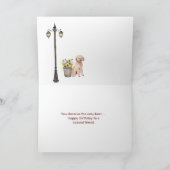 BESONDERES FREUND VERDIENT DEN BESTEN GLÜCKLICHEN KARTE (Innenseite)