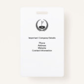 BESONDERES GOLF EVENT PRESSEPASS - Foto I.D. Ausweis (Rückseite)