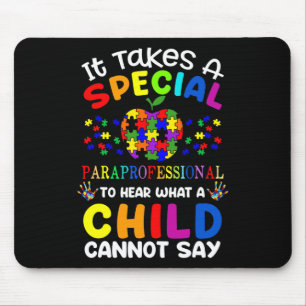 Besonderes Paraprofessional Autismus Awareness Mousepad