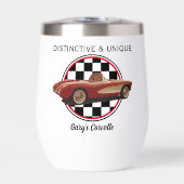 Besonderheit und einzigartig, meine Corvette Wine (Vorderseite)