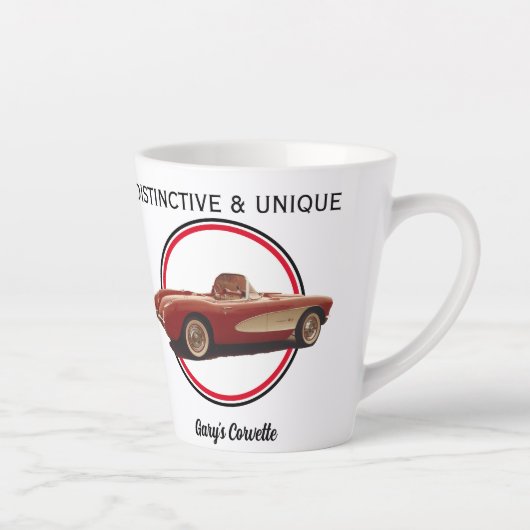 Besonderheit und Einzigartigkeit, meine Corvette L Milchtasse (Rechts)