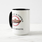 Besonderheit und Einzigartigkeit, meine Corvette-T Tasse (Vorderseite Links)