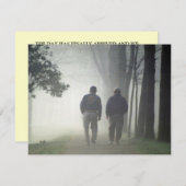 BESONDERS ANZUFERTIGEN RUHESTANDS-PARTY EINLADUNG (Vorne/Hinten)