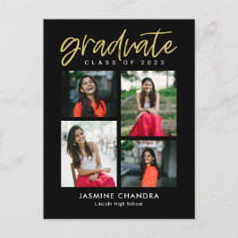 Besonders Coole bearbeitbare Abschluss-Postkarte Postkarte