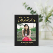 Besonders Cooler Abschluss Vielen Dank, Postcard Postkarte (Stehend Vorderseite)