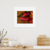 Besonders heiß poster (Küche)