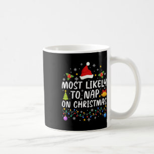 Besonders lustig ist das Nickerchen an Weihnachten Kaffeetasse