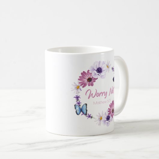 Besorgnis erregend ist nicht die Christliche Glaub Kaffeetasse (VorderseiteRechts)