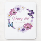 Besorgnis erregend ist nicht die Christliche Glaub Mousepad (Vorne)