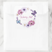 Besorgnis erregend ist nicht die Christliche Glaub Quadratischer Aufkleber (Tasche)