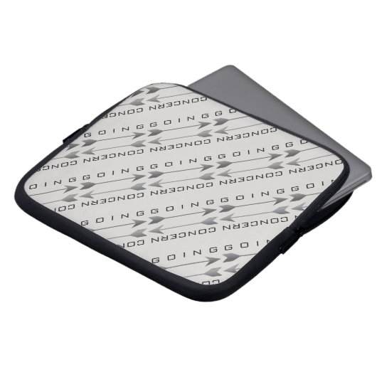 "Besorgnis erregend" Laptopschutzhülle (Vorne Oben)