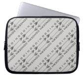 "Besorgnis erregend" Laptopschutzhülle (Vorderseite)