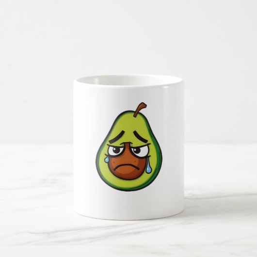 Besorgnis erregender Avocado treibt Tränen der Hof Kaffeetasse (Mittel)